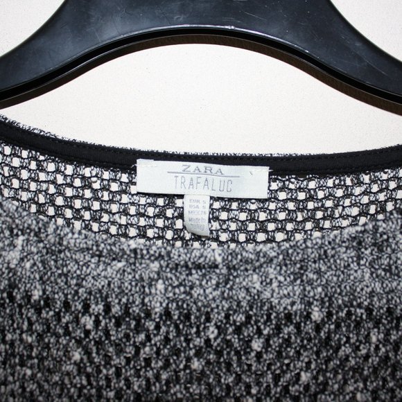 Zara Marled Open Knit Sweater - Picture 3 of 5
